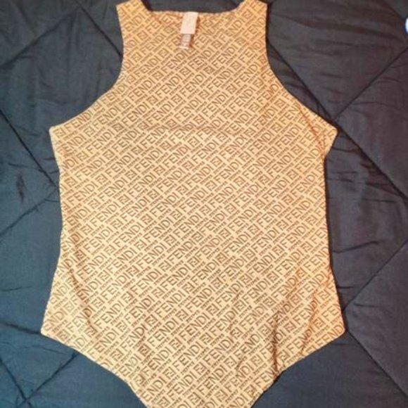 COPY - FENDI x SKIMS- High Neck Body Suit- PLUS SIZE
